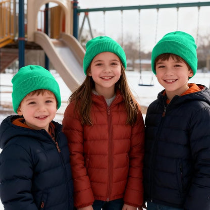 ZOORON Toddler Beanie Baby Kids Beanies Warm Winter Hat Knit Skull Cap for Boys & Girls Soft Children Infant Hat
