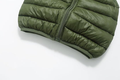 AIWUHE Baby Boys Girls Hooded Puffer Vest Winter Lightweight Sleeveless Bear ears Zipper Up Jacket