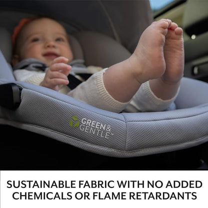 Evenflo Revolve180 LiteMax NXT Rotating Rear-Facing Lightweight Preemie and Infant Car Seat 3-30lbs. with SensorySoothe. Easy Install with Base (Agate Purple)