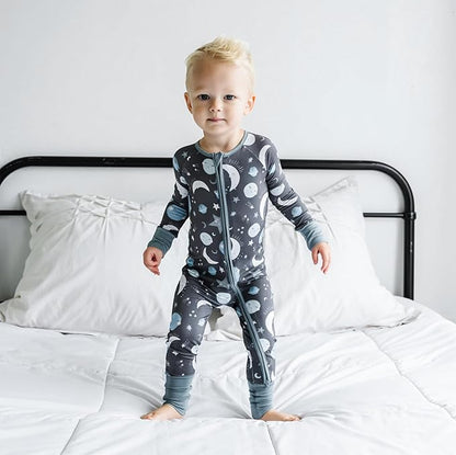 Little Sleepies Pajamas for Baby Boys & Girls, Viscose from Bamboo Baby Pajamas, Preemie & Newborn Sleepers, 2-Way Zipper PJs