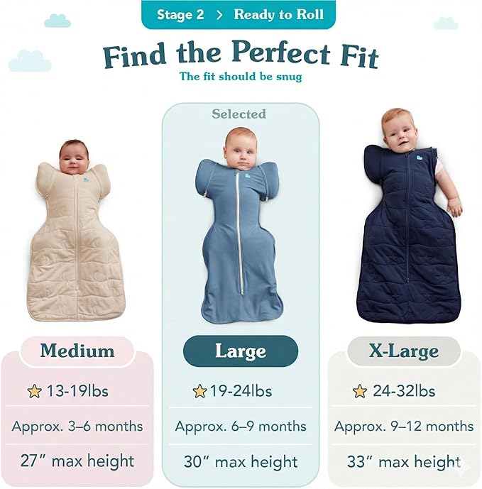 Love to Dream Swaddle Up Transition Swaddle, Patented Zip-Off Wings