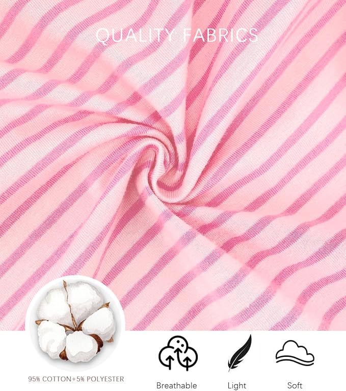 Jimonda Baby Sleeper Rompers,Unisex Boys Girls Zip-Front Pajamas One-Piece Footless Outfit 0-24 Months (Pack of 2