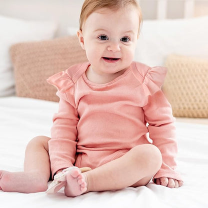 Blake 5-Pack Long Sleeve Bodysuits 100% Organic Cotton Baby Boys & Girls