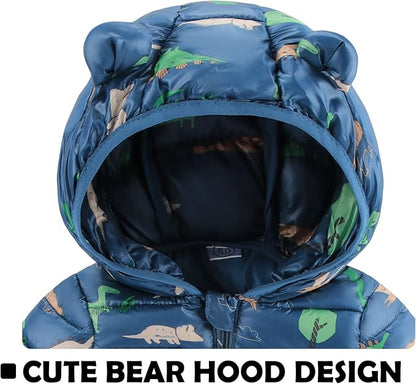 Newborn baby boy girl jacket winter clothes sweater outfit toddler puffer coat