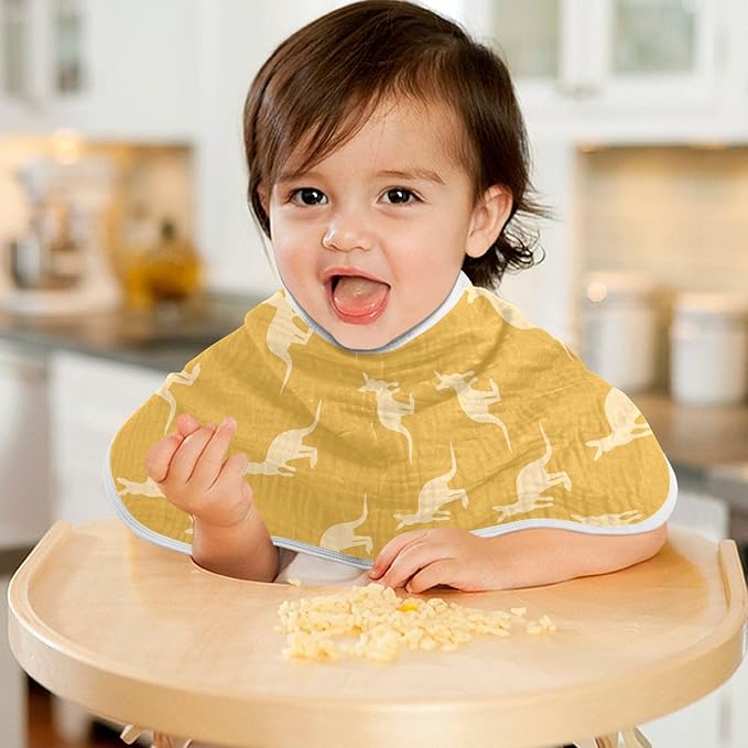 vvfelixl Kangaroo Australia Animals Burp Cloths for Baby Boy Girls Baby Washcloths Burp Rags 1 Pack