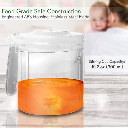 NutriChef Baby Food Maker | 2-in-1 Steam Cooker & Puree Blender | Adjustable Steam Timer | Blend Organic Food for Babies, Infants & Toddlers | Includes Dishwasher Safe Steam Basket & Bowl