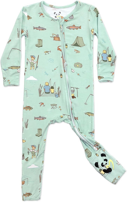 Bellabu Bear Convertible Footies for Baby Boys & Baby Girls, Family Matching Pajamas, Rayon from Bamboo