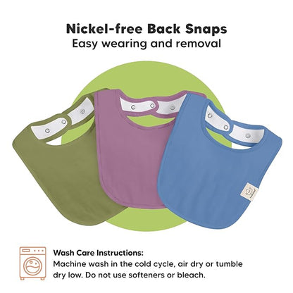 8-Pack Organic Baby Bibs for Boys, Girls - Soft Cotton Drooling and Teething Bibs for Baby Girl & Boy, Extra Absorbent, Easy To Clean & Put On for Toddler, Newborn, Infant 0-24 Months (Cruise)