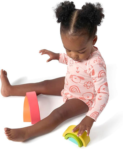 Onesies Brand, Unisex Baby, 6-Pack Long Sleeve Bodysuits