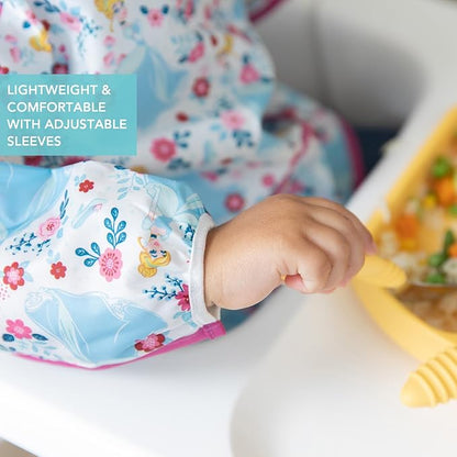 Bumkins Sleeved Bib for Girl or Boy, Baby and Toddler for 6-24 Mos
