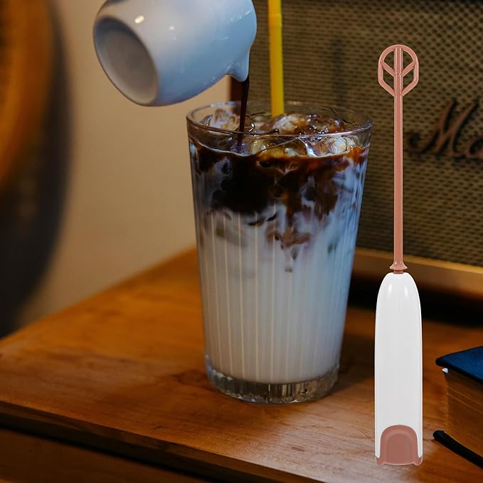 Handheld Electric Baby Formula Mixer with Detachable Stirrer for Infant Milk Powder Portable Drink Mixer for Bottles Easy to Clean Battery Operated