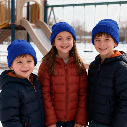 ZOORON Toddler Beanie Baby Kids Beanies Warm Winter Hat Knit Skull Cap for Boys & Girls Soft Children Infant Hat