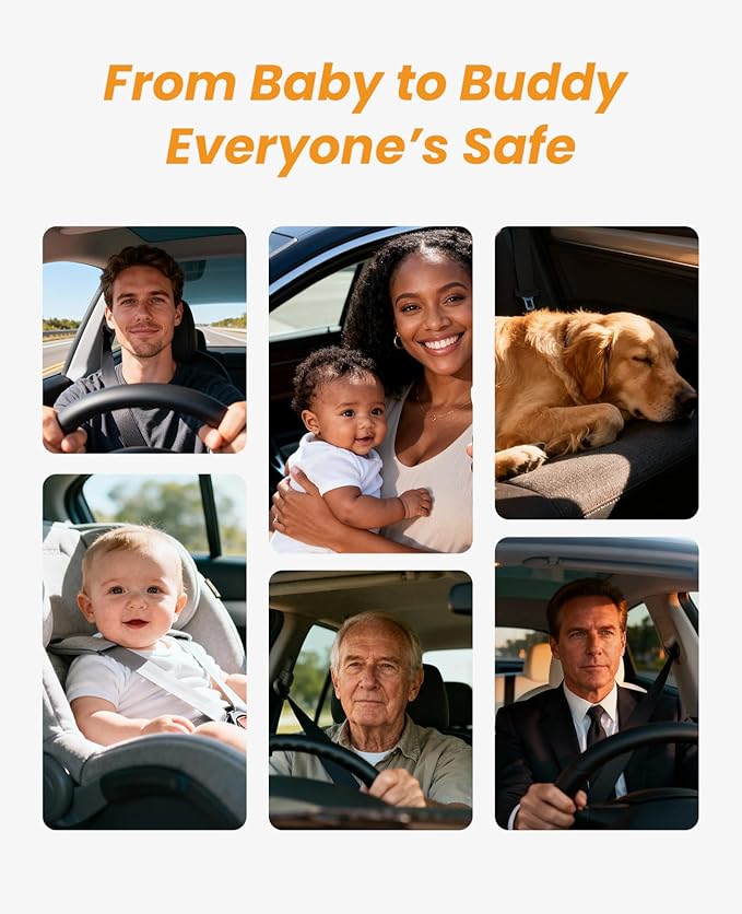 Babyvue USB Car Camera for Baby : 4.5" Baby Car Camera with 1080P Crystal Clear Mirror View, Easy Installation Carseat Rear Facing Moitor for Kids, HD IR Night Vision Backseat Monitor