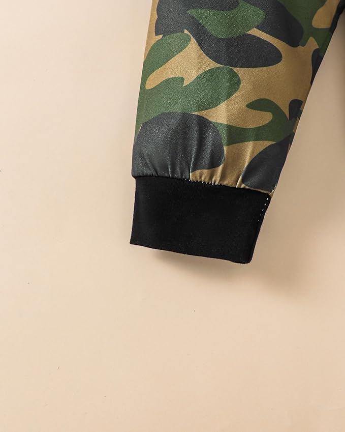 Baby Boy Clothes Infant Newborn Fall Winter Outfits Long Sleeve Letter Print Romper + Hat + Pants Set