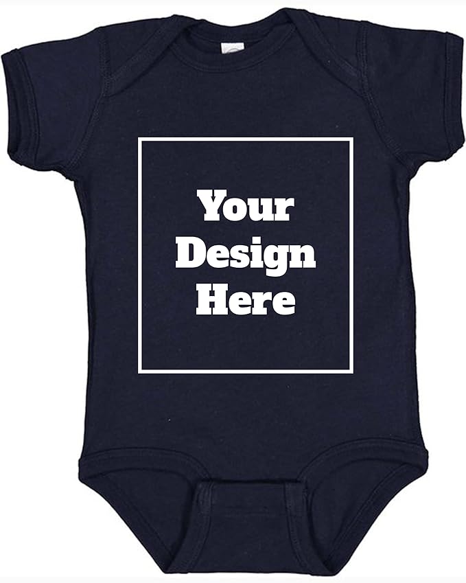 City Shirts Add Your Own Text and Design Custom Personalized Baby Rib Infant Bodysuit