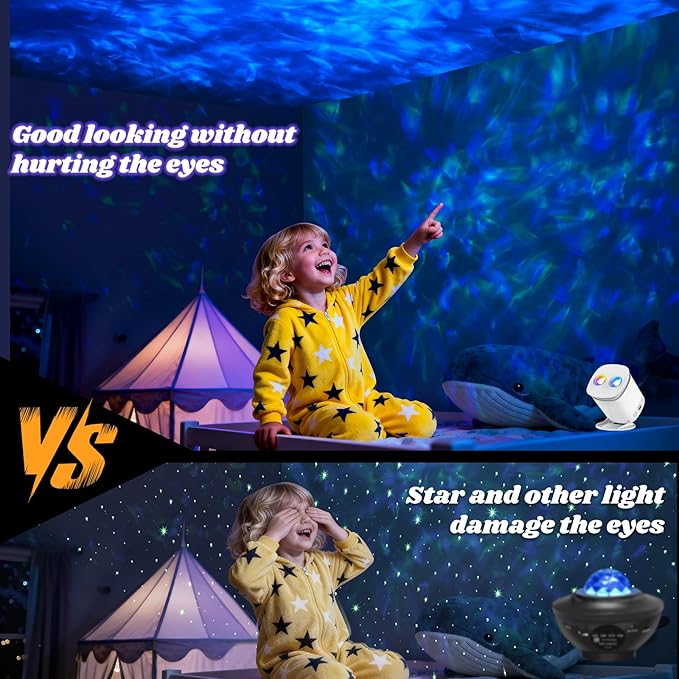 Galaxy Projector, Galaxy Projector for Bedroom, Night Light for Kids, Nebula Ceiling LED Lamp, Room Decor, with Timer and Remote, Gifts for Birthdays