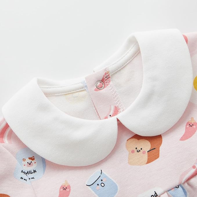 pureborn Baby Girls Boys Bodysuit Super Soft Cotton Romper 0-24 Months