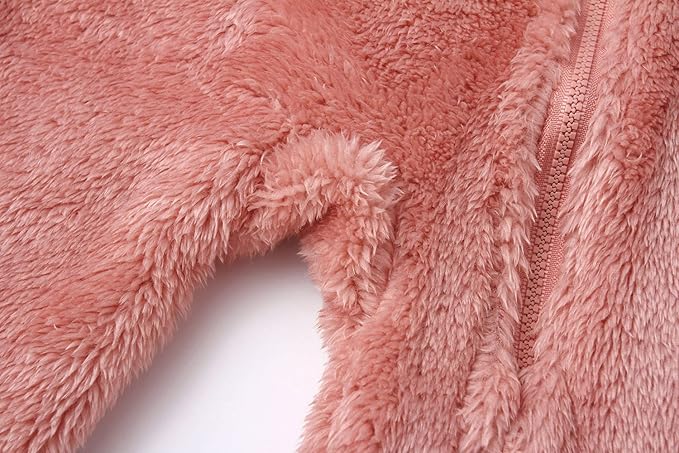 Newborn Baby Jumpsuit Hooded Fleece Rompers Long Sleeve Onesies Outwear Outfits