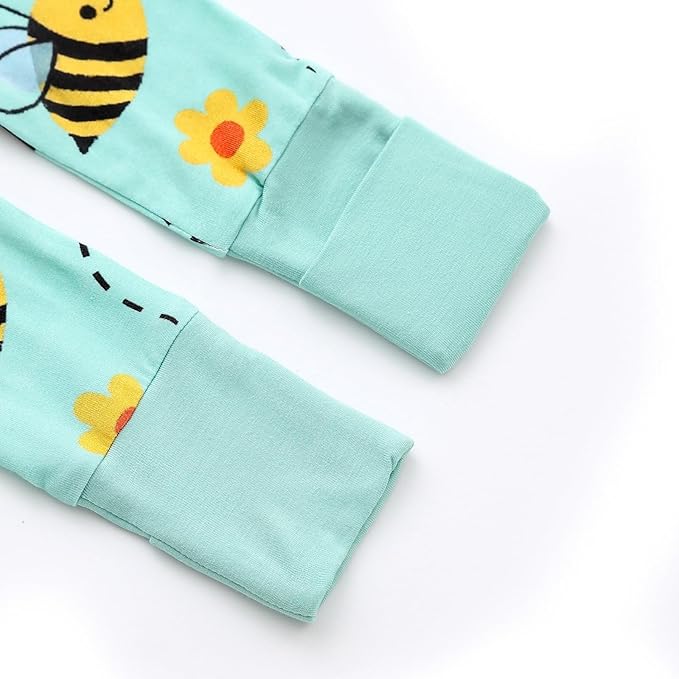 Unisex Infant Neutral Zipped Footies, Viscose from Bamboo 2-Way Zipper Romper Outfit, 0-24 Months One-piece Jumpsuit