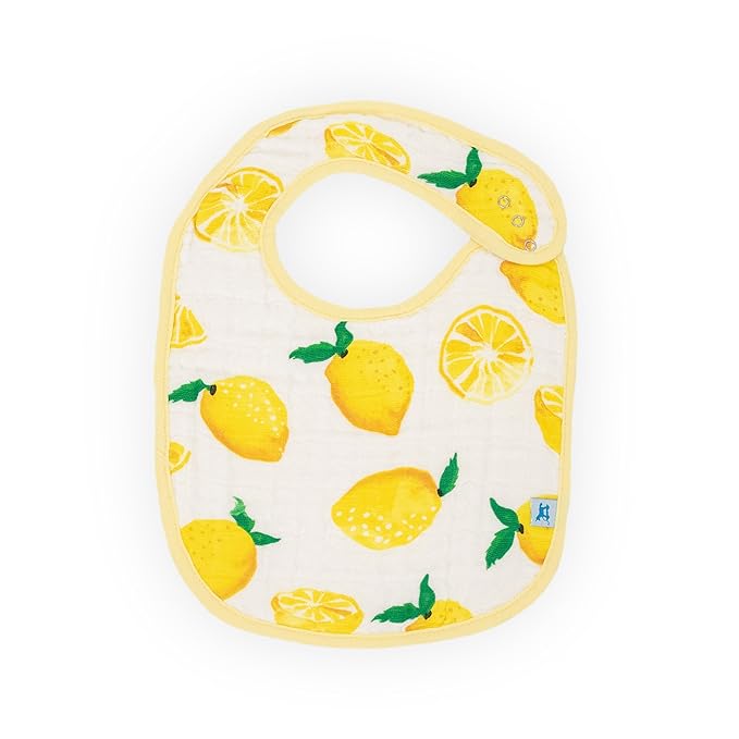 Little Unicorn Premium Classic Bib 3 pack | Adjustable as baby grows | Soft fabric on skin | Great for first time eaters (Berry Lemonade)