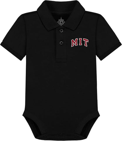 Creative Knitwear College Baby Polo Bodysuit Solid - Team Logo, Multiple Colors, for Boys & Girls (0-12 Months)