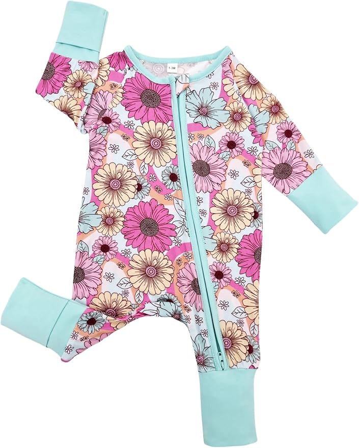 Bow Dream Baby Bamboo Rayon Romper Girl Footless Viscose Newborn Infant Footie Mitten Cuffs Toddler Boy Clothes