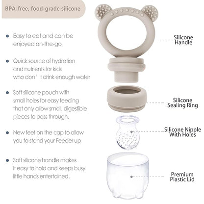 Frozen Breastmilk Teether & Forage Feeder Set Frozen Breastmilk Teether Tray