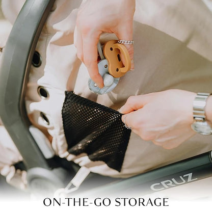 Milk Snob Winter Baby Car Seat Cover - Carseat Canopy & Stroller Cover for Babies - Waterproof, Windproof, Cozy Inner Fleece Lining - Keep Your Baby Warm, Dry & Cozy This Winter (Fawn)