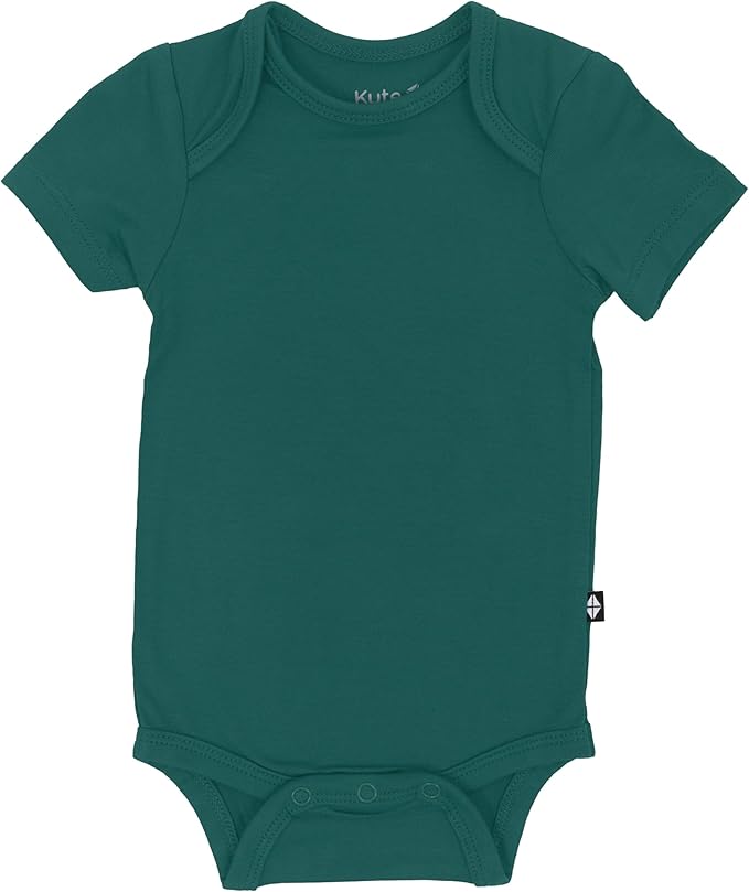 KYTE BABY Short Sleeve Unisex Baby Bodysuits, Rayon Made From Bamboo Material