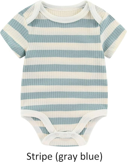 Baby Bodysuit Boy Girl Clothes Soft Newborn Infant Outfit Short Sleeve Romper