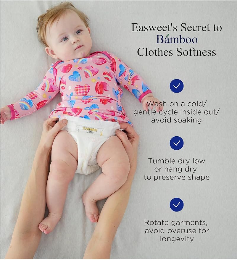 Bamboo Viscose 2-Pack Baby Gowns for Boys and Girls Long Sleeve Infant and Newborn Sleepers