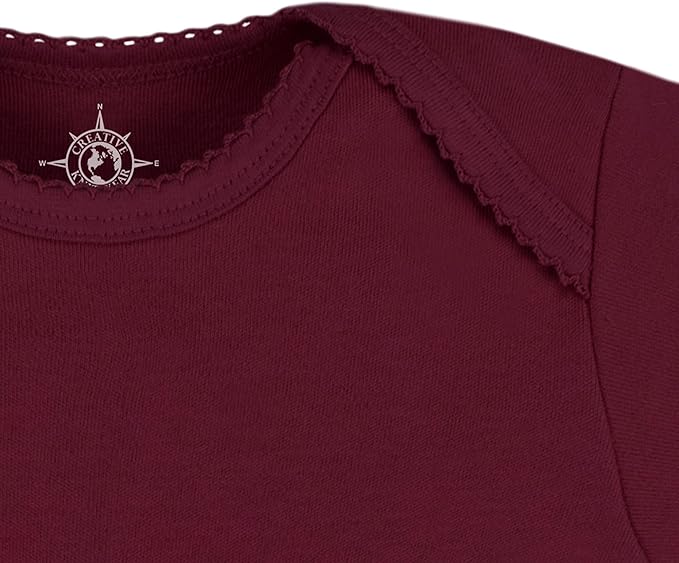 Creative Knitwear College Baby Picot Bodysuit Dress - Team Logo, Multiple Colors, for Baby Girls (0-24 Months)