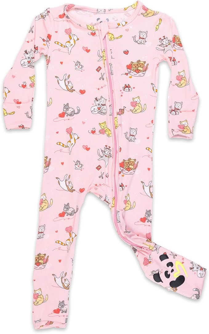 Bellabu Bear Convertible Footies for Baby Boys & Baby Girls, Family Matching Pajamas, Rayon from Bamboo
