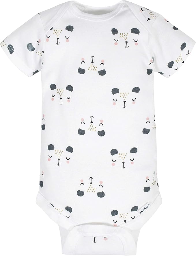 Gerber baby-girls 8-pack Short Sleeve Onesies Bodysuits