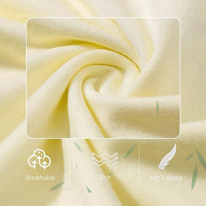 Rayon of Bamboo Baby Bodysuit, Long Sleeve Bodysuits for Boys Girls Infant Soft Clothes 0-24 Months