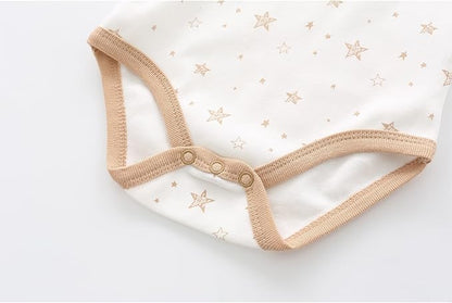 Fashion Unisex baby Boy Girl Bodysuits 5-Pack Casual Cotton Soft Infants Outfit New born Clothes