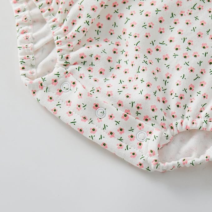 pureborn Baby Girls Boys Bodysuit Super Soft Cotton Romper 0-24 Months