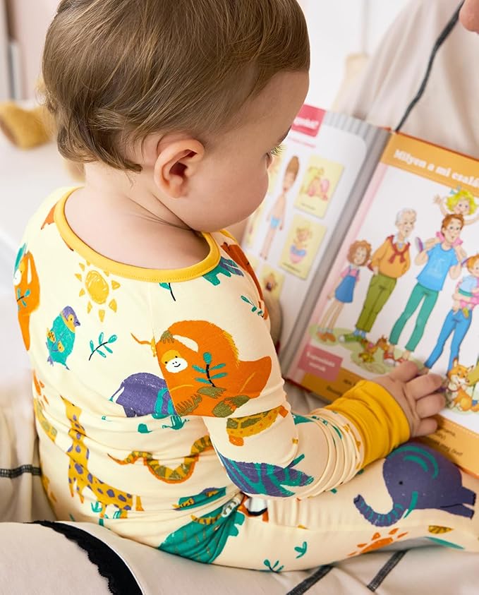 Bamboo Viscose Baby Convertible Footie Pajama, Zipper Pajamas for Baby Boys & Girls, Sleep & Play Footed Pjs