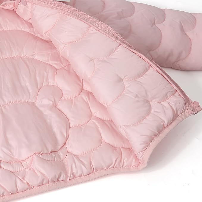 Toddler Winter Coats Puffer Padded Jacket Baby Boys Girls Bear Hoods Down Jacket Light Weight Infant Outerwear