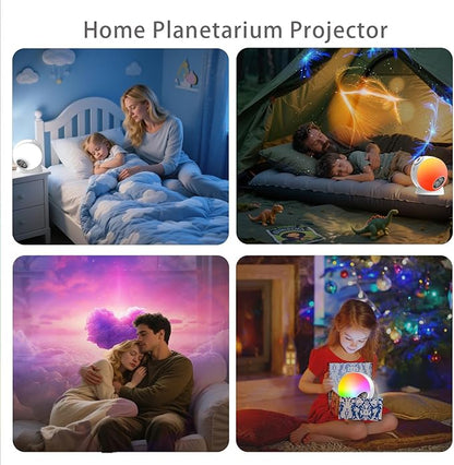 Galaxy Projector,Flevo Star Projector,Bedroom Night Light for Kids and Timer,Home Planetarium with Remote Control,13 Film Discs 4K HD,for Kids Bedroom Ceiling Home Living Room Decor Birthday Gifts