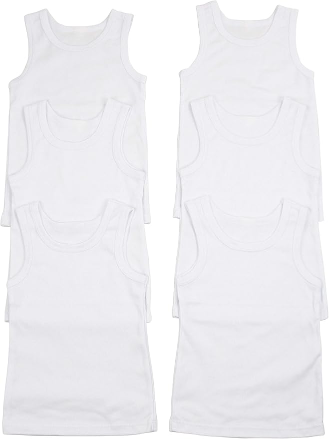 ToBeInStyle Boy's Pack of 4 Tank Tops