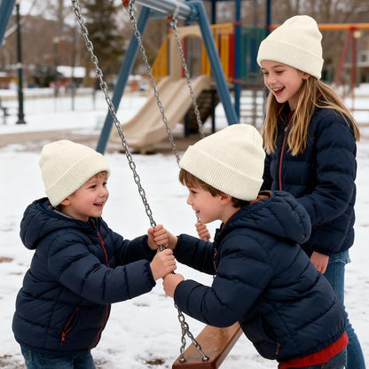 ZOORON Toddler Beanie Baby Kids Beanies Warm Winter Hat Knit Skull Cap for Boys & Girls Soft Children Infant Hat