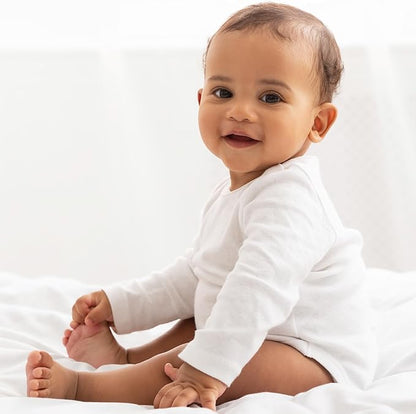 Blake 5-Pack Long Sleeve Bodysuits 100% Organic Cotton Baby Boys & Girls