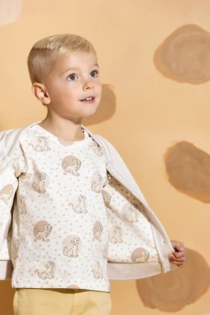 Monica + Andy Crewneck Tee, 100% Organic Cotton Clothes for Girls & Boys, Printed T-Shirt Sizes for Kids, Toddler & Baby