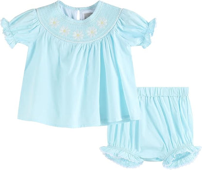 Lil cactus Baby Girls and Toddler Applique Top and Bloomer 2pc. Set