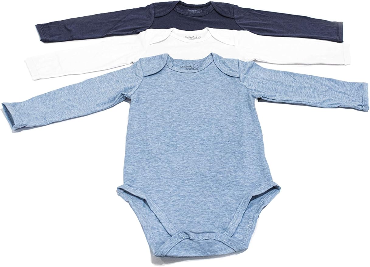 123 Bear Baby Cotton Spandex Long-Sleeve bodysuits unisex boy girl