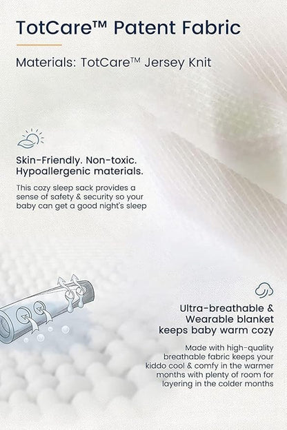 TotAha Sleep Sack 6-12-15 Months 3-Pack,Stretchy,Buttery Soft Swaddle Transition Sleeping Bag,Light Baby Wearable Blanket with 2-Way Safe Zippers for Boys and Girls, 0.5 TOG