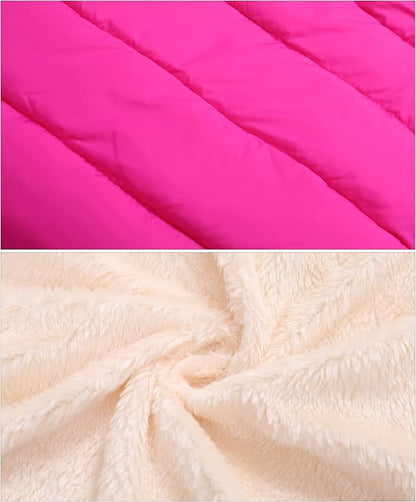 Happy Cherry Kids Boy's Girls Winter Coat Fleece Lined Thick Down Coats Puffy Jackets with Hood