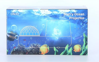 Ocean Kids Night Light Projector,360°Rotating Jellyfish Lamp Projector with 7 Films & Timer Sensory Lights,Baby Toddler Bedroom Ceiling Projector, Birthday Christmas Gifts for Children Adults