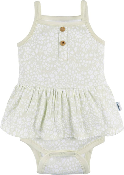 Gerber Baby Girls Multi-Pack Sleeveless Onesies Bodysuit